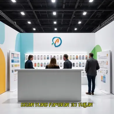 Desain Stand Pameran 3x3 Tuban